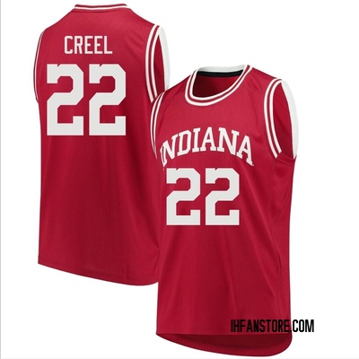 Men's Jackson Creel Indiana Hoosiers Replica Basketball Jersey - Crimson