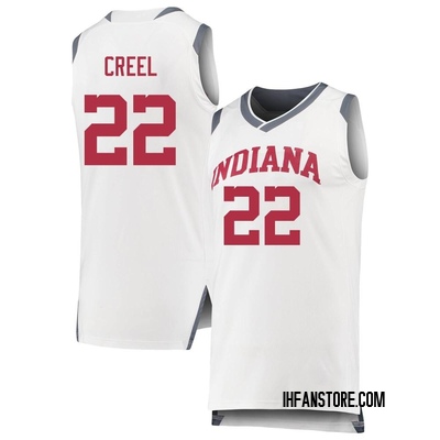 Men's Jackson Creel Indiana Hoosiers Replica Basketball Jersey - White