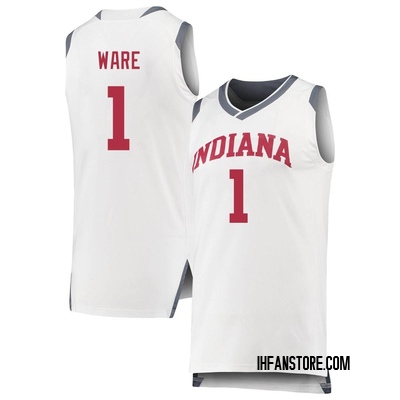 Men's Kel'el Ware Indiana Hoosiers Replica Basketball Jersey - White