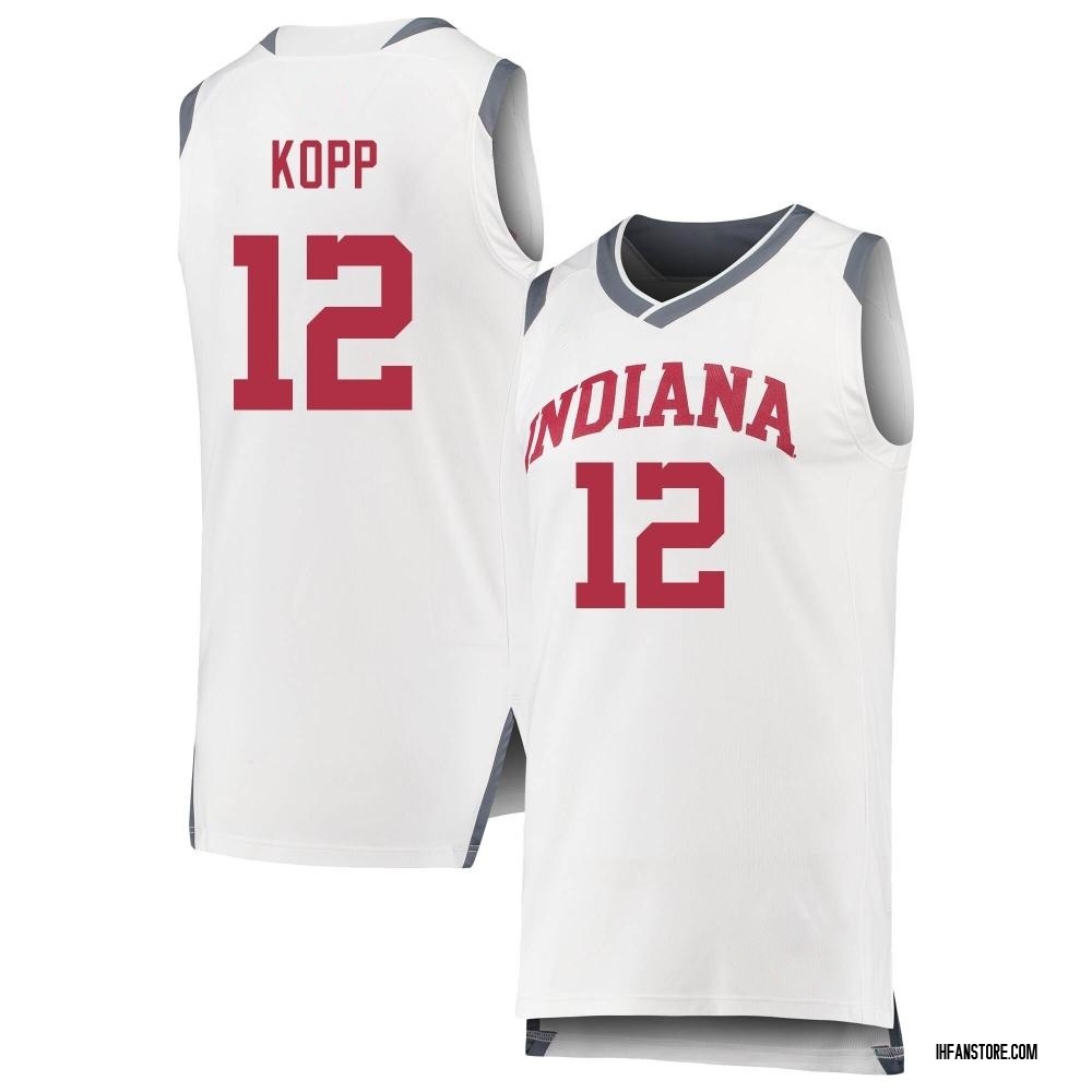 Men's Miller Kopp Indiana Hoosiers Replica Basketball Jersey - White
