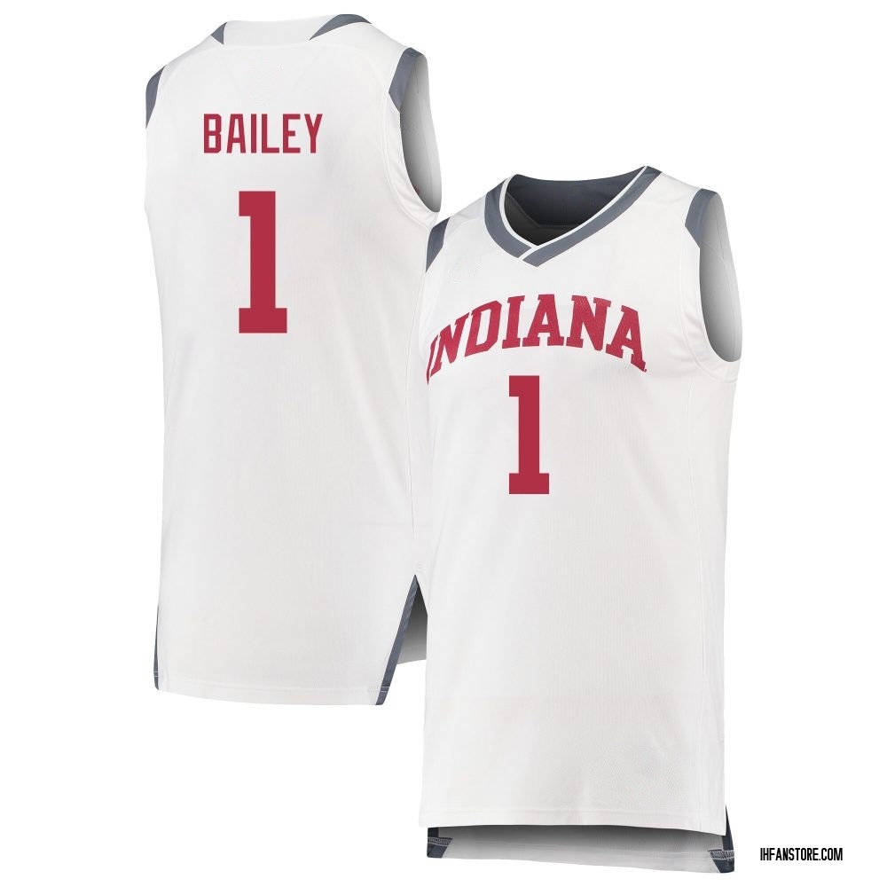 Men's Reed Bailey Indiana Hoosiers Replica Basketball Jersey - White