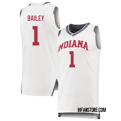 Men's Reed Bailey Indiana Hoosiers Replica Basketball Jersey - White
