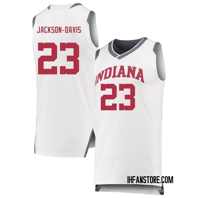 Men's Trayce Jackson-Davis Indiana Hoosiers Replica Basketball Jersey - White