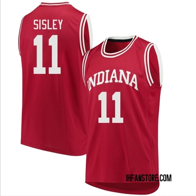Men's Trent Sisley Indiana Hoosiers Replica Basketball Jersey - Crimson