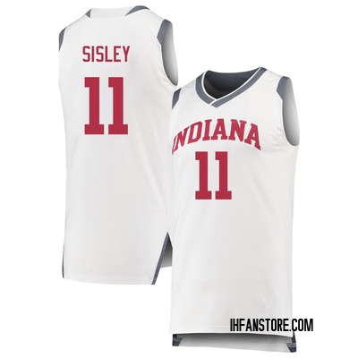 Men's Trent Sisley Indiana Hoosiers Replica Basketball Jersey - White