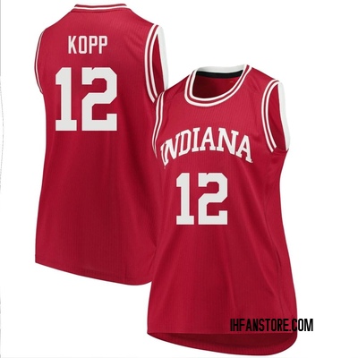 Women's Miller Kopp Indiana Hoosiers Replica Basketball Jersey - Crimson