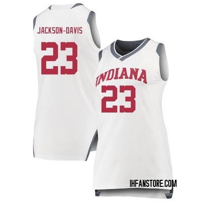 Women's Trayce Jackson-Davis Indiana Hoosiers Replica Basketball Jersey - White
