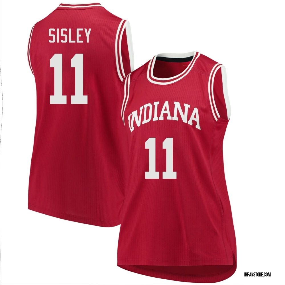 Women's Trent Sisley Indiana Hoosiers Replica Basketball Jersey - Crimson