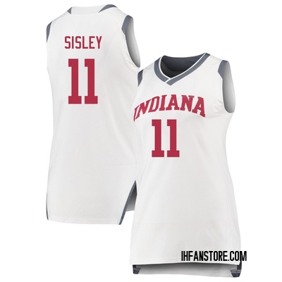 Women's Trent Sisley Indiana Hoosiers Replica Basketball Jersey - White