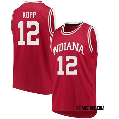 Youth Miller Kopp Indiana Hoosiers Replica Basketball Jersey - Crimson