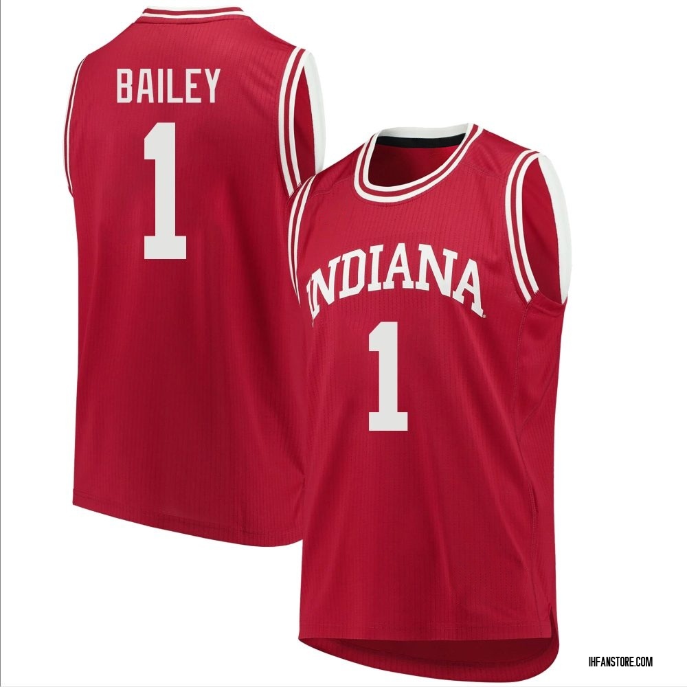 Youth Reed Bailey Indiana Hoosiers Replica Basketball Jersey - Crimson