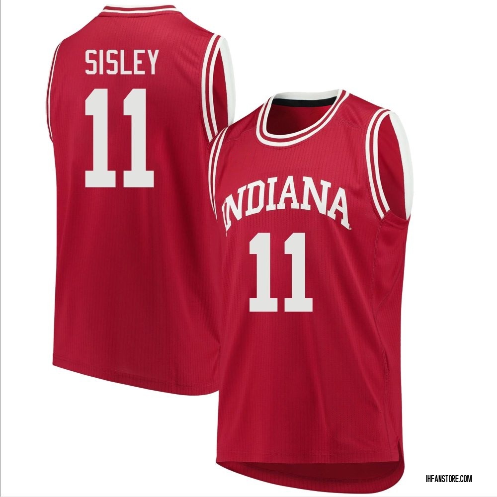 Youth Trent Sisley Indiana Hoosiers Replica Basketball Jersey - Crimson